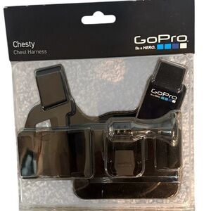 New GoPro Chesty Chest Black Harness SKU GCHM30-001